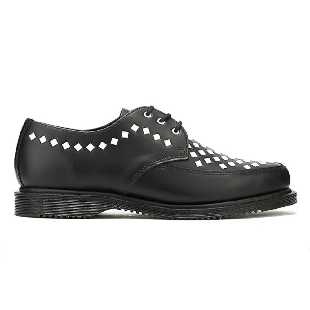 Dr. Martens Men's Willis Black Stud Creepers